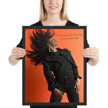 Load image into Gallery viewer, Be You Unapologetically Framed poster
