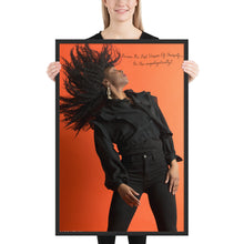 Load image into Gallery viewer, Be You Unapologetically Framed poster
